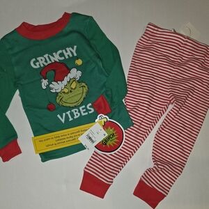 Kid Grinch Pajama Set - 18M